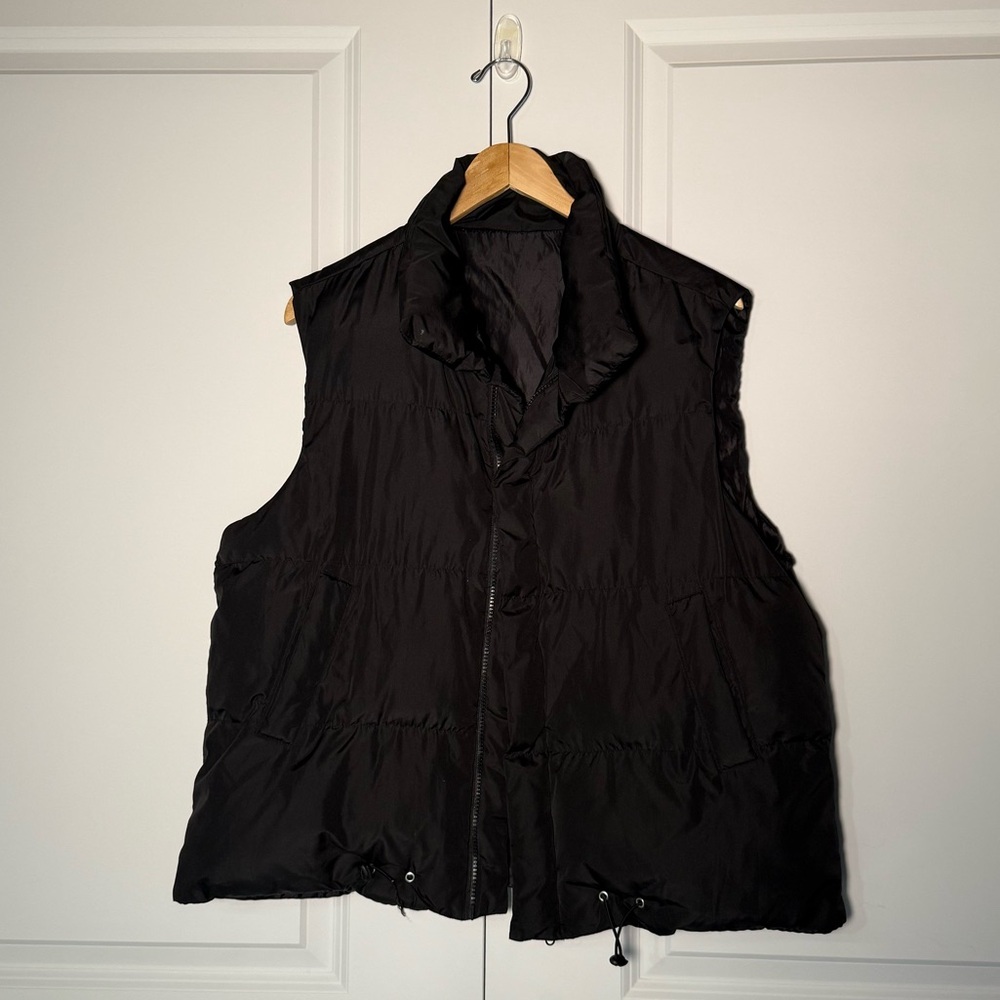 Black Puffer Vest
